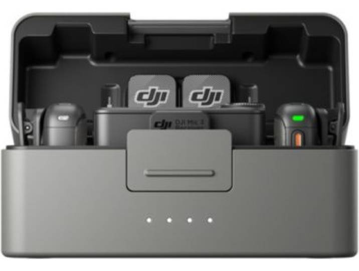 Dji - Micro Cravate Sans Fil Mic 3 (2 Tx+1 Rx+Boitier De Charge)