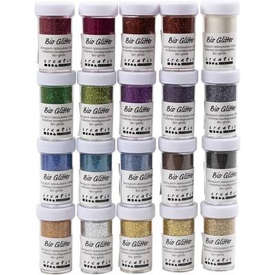Creativ Company Bio Sparkles, sortierte Farben, 20x27 ml