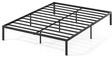 Costway Full/Queen/King Size Metal Bed Frame Heavy Duty Support Slats Mattress Foundation-Queen Size
