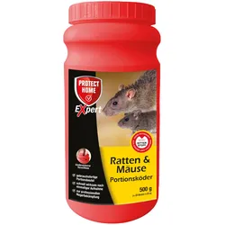 Protect Home Expert Ratten & Mäuse Portionsköder - 500 g
