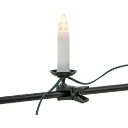 Konstsmide Weihnachtsbeleuchtung LED Baumkette,Topbirnen,16 warmweiße LEDs