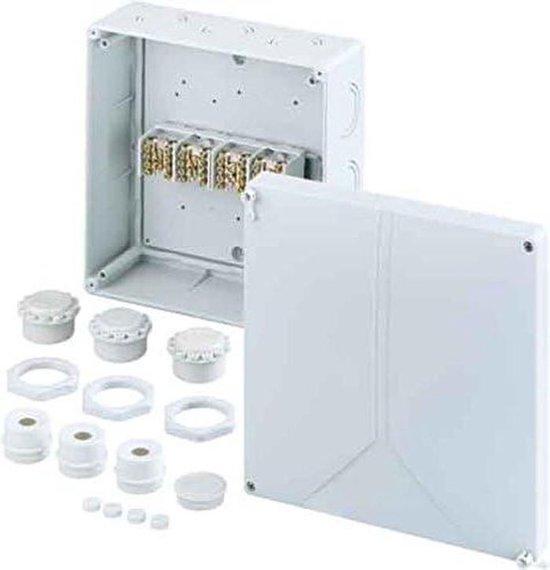 Abox Branch Box - Anschlusskasten - Elektrische Installation - IP65 Schutz - 250x116x250 mm - Grau