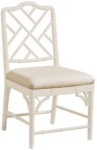 Set of 2 Dayna Side Chairs - Rubbed White/Sandberg Parchment - Ballard Designs