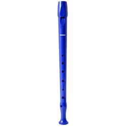 Hohner Melody Line Sopran Blockflöte (Deutsche Griffweise) (Flöte, Sopranino), Blasinstrumente, Blau
