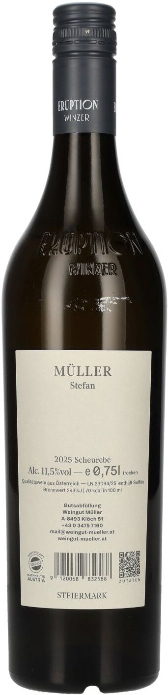 Weingut Müller Klöch Müller Klöch Scheurebe Steiermark 2025 11,5% Vol. 0,75l