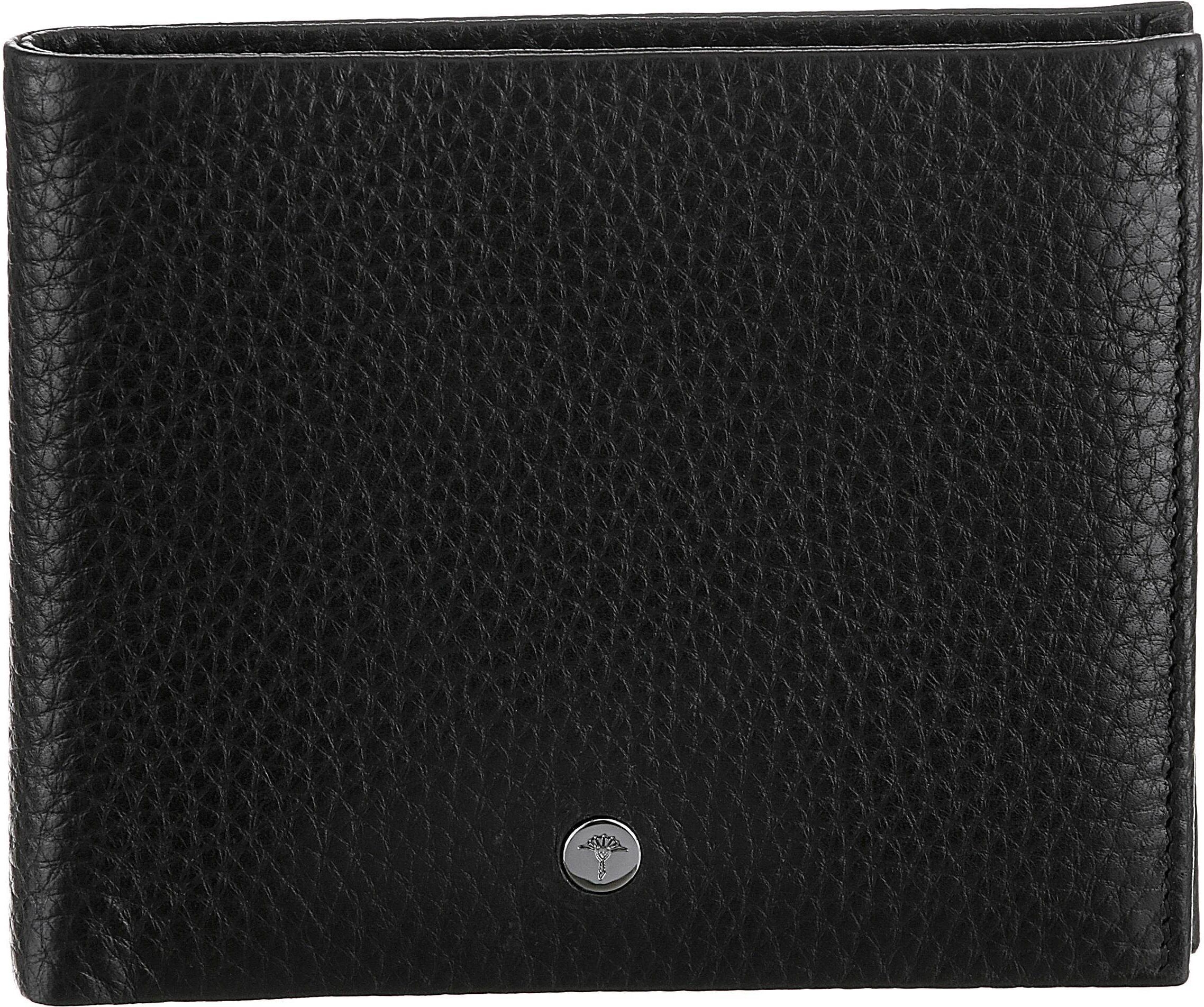 Joop! Geldbörse JOOP "cardona ninos billfold h10", Herren, schwarz, Leder, Basic, Kleinlederwaren Geldbörse, aus hochwertigem Leder schwarz Einheitsgröße