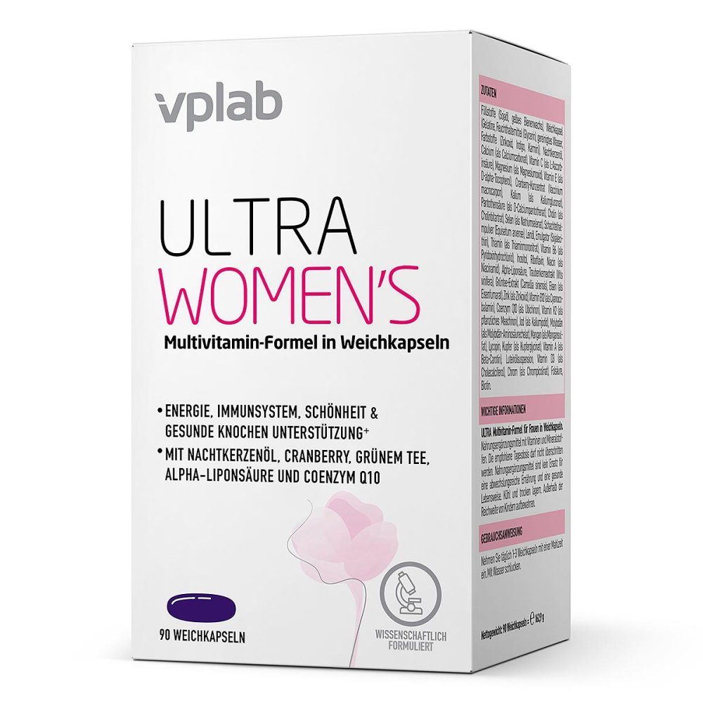 VPlab SIA VPLAB Ultra Women's Sport Multivitamin-Formel Weichkapseln 08107561