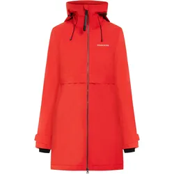Didriksons Damen Helle 5 Parka - 36 - Pomme Red