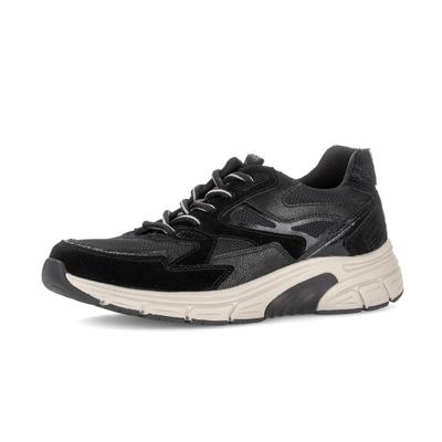 Sneaker GABOR "Sneaker low", Damen, Gr. 35, schwarz, Schuhe Sneaker