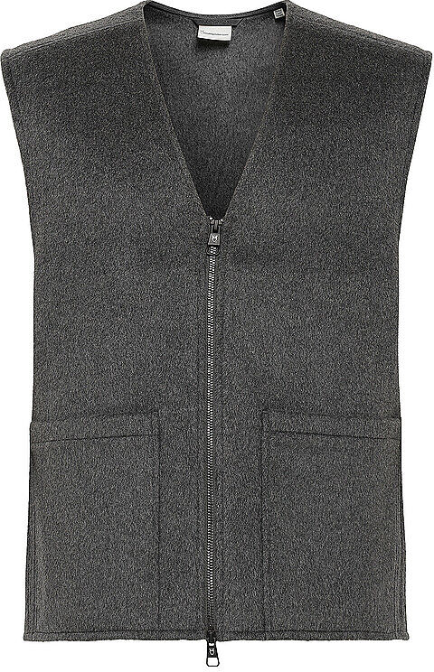 KNOWLEDGE COTTON APPAREL Wollgilet  grau   S S