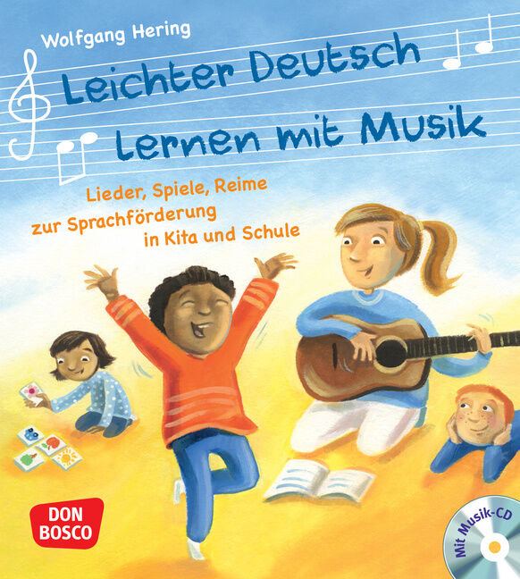 Don Bosco Leichter Deutsch lernen mit Musik, m. Audio-CD und Bildkarten