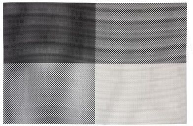IH Casa Decor Vinyl Placemat Tempo Gray - Set of 12