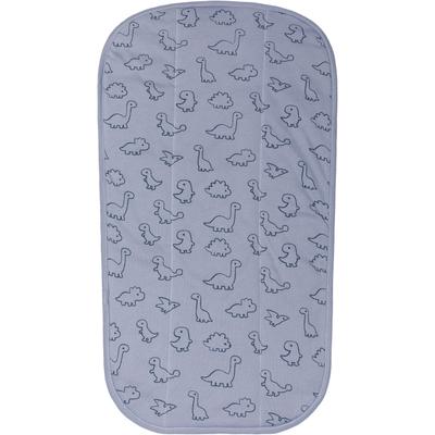 Wickelauflage FILLIKID, blau (dino), B:36cm L:61cm, Frottee, Wickelauflagen, Wickelauflage, für Wickelmulde Soft Care