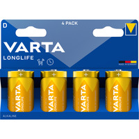 Longlife Batterie LR20, D (Mono) 4 Stück