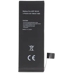 AccuCell 1950mAh Akku für Apple iPhone SE, Li-Polymer, 3,82V 7,4Wh hohe Kapazität, ohne Werkzeug
