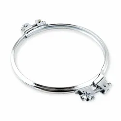Spannschelle Spannring zweiteilig mit 2 Schrauben robust - 400 mm