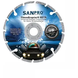 Sanpro Diamanttrennscheibe FliesenDragster Universal, 76 x 10 mm