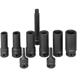 Mafell Kraft Steckschlüssel Set SR-ES 1/2 Zoll 9tlg Zubehör von SR-800-18 095294