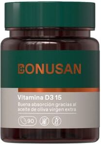 Bonusan Vitamina D3 15 Mcg/600 Ui 90 Caps