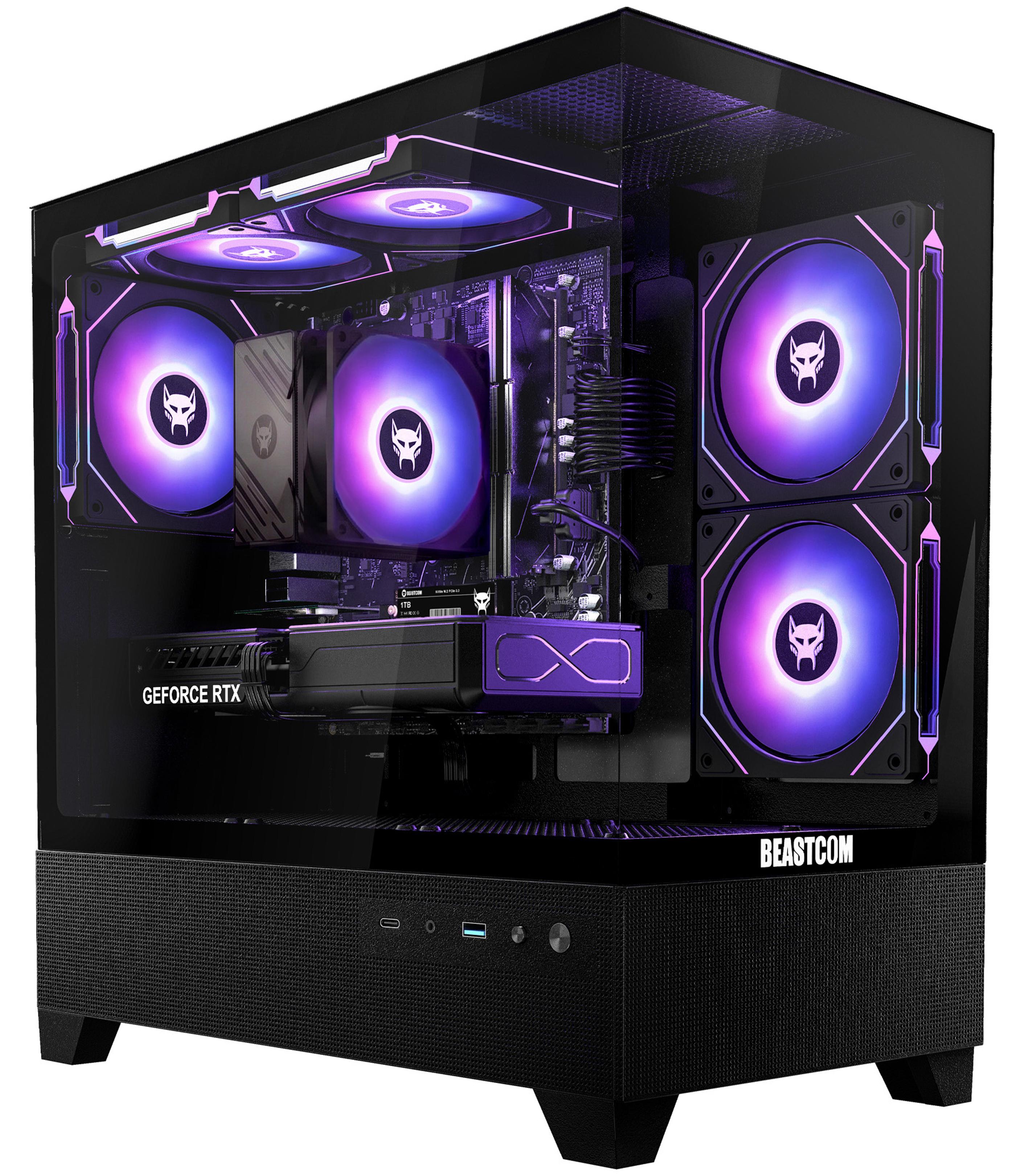 BEASTCOM Q5 | Pro Gaming PC | Intel i9-12900F 16X 5,10GHz 24-Threads | Radeon RX 9070 | 16GB RAM | 1TB NVMe SSD | WiFi 5 | Windows 11 Pro