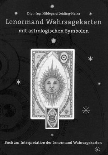 Hildegard Leiding - Lenormand Wahrsagekarten Set Karten mit zusätzlichen astrologischen Symbolen und Anwendungsbuch: 1 Satz Lenormand Wahrsagekarten. 1 Buch Lenormand Wahrsagekarten - Preis vom 09.10.2026 07:28:09 h
