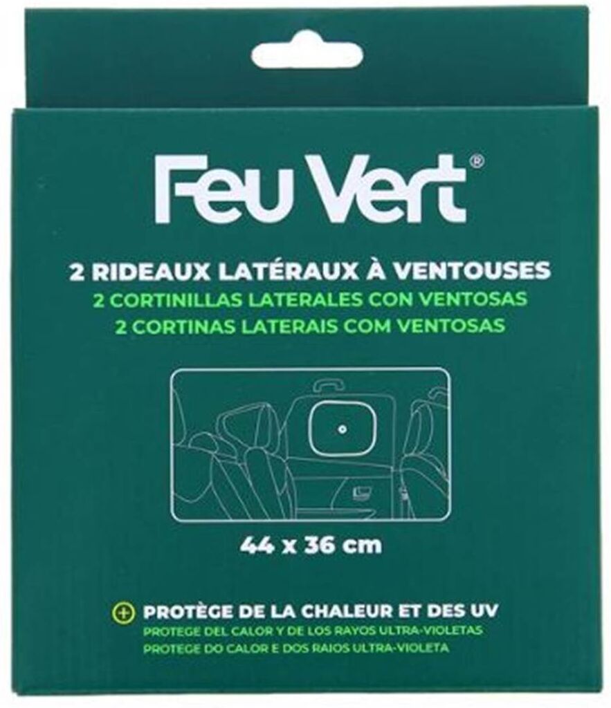 Cortinas laterais Feu Vert 44x36 cm 2 unidades