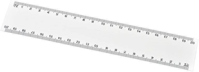 Règle flexible Arc 20 cm blanc