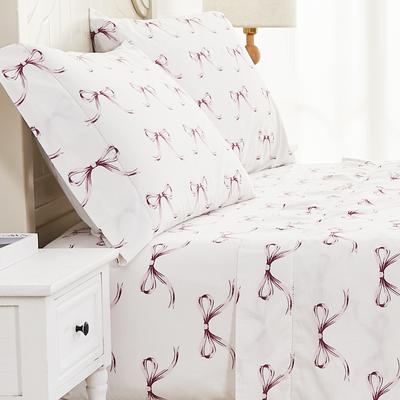 Melange Home Garden House Cotton Bed Collection (Sheet Set And Duvet Set)