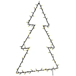 vidaXL Weihnachtsbeleuchtung Weihnachtsbaum-Silhouette 115 LEDs