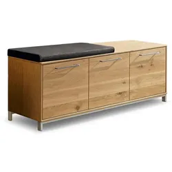 Voss Möbel Garderobenbank Vedo Holz Braun Eiche