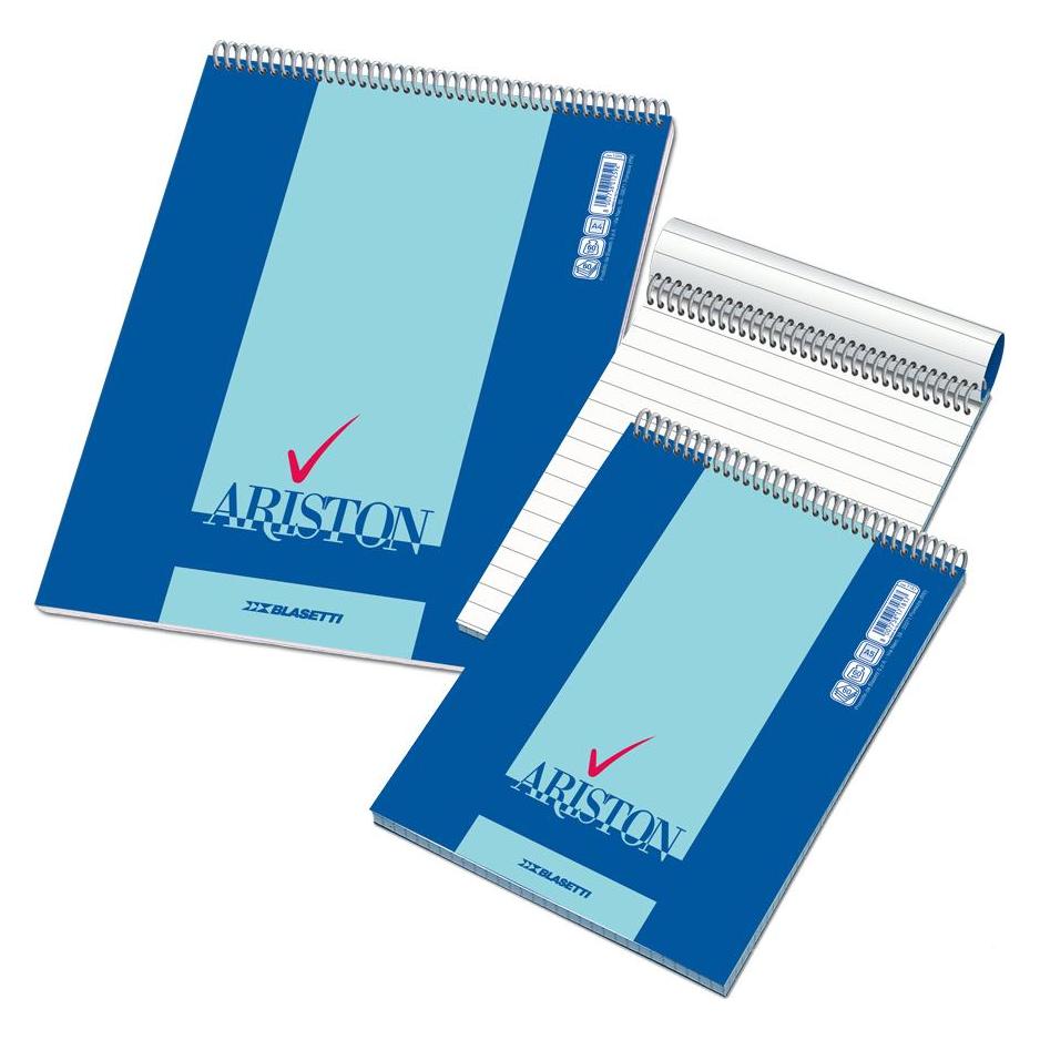 Blasetti Ariston A4 Notizbuch 60 Blatt Blau (A4, Liniert, Weicher Einband) (1090)