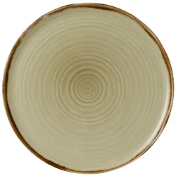 Dudson Churchill Harvest Linen Platte Flach Rund Organisch 31,8cm