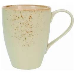 6er-Set CreaTable Kaffeebecher Nature Collection 300 ml Steinzeug Beige Creme