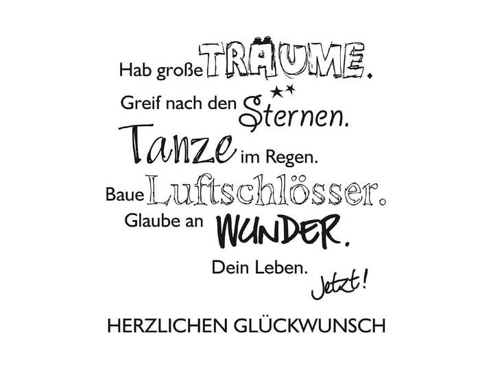 Rayher Holzstempel Lebe Dein Leben 7 × 7 cm