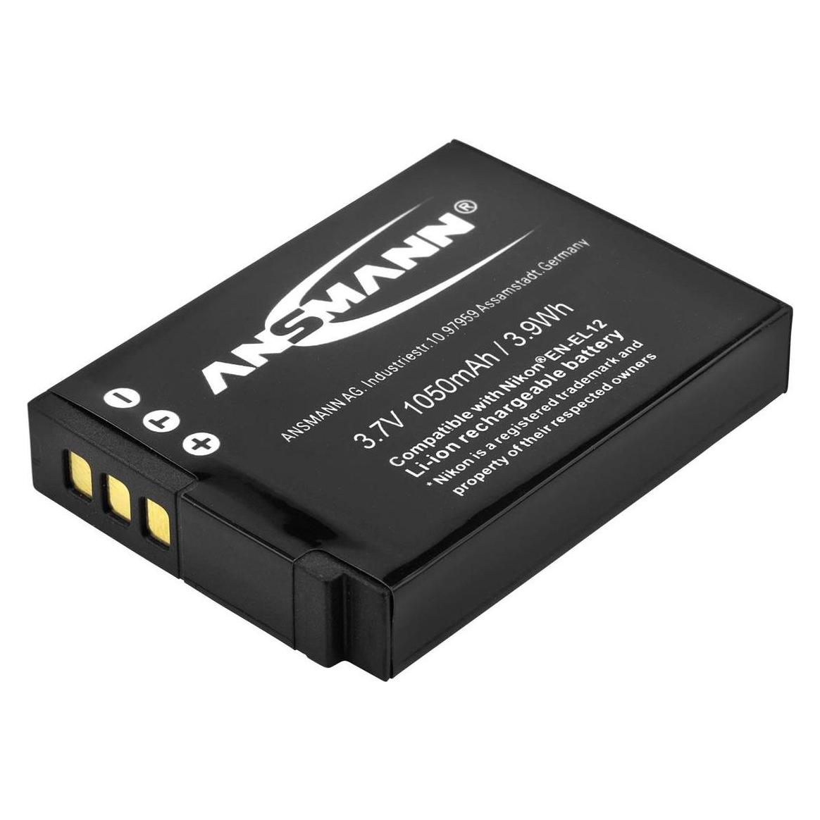 Ansmann Nikon EN-EL12 Akku (Kamera Akku) (5.0444.83)