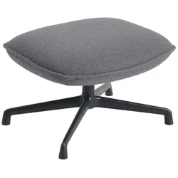 Muuto Doze Ottoman, swivel base, ocean 80 / schwarz