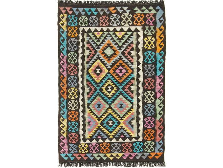 Kelim Afghan Heritage Teppich 119x173 Handgewebt Orientteppich Wolle