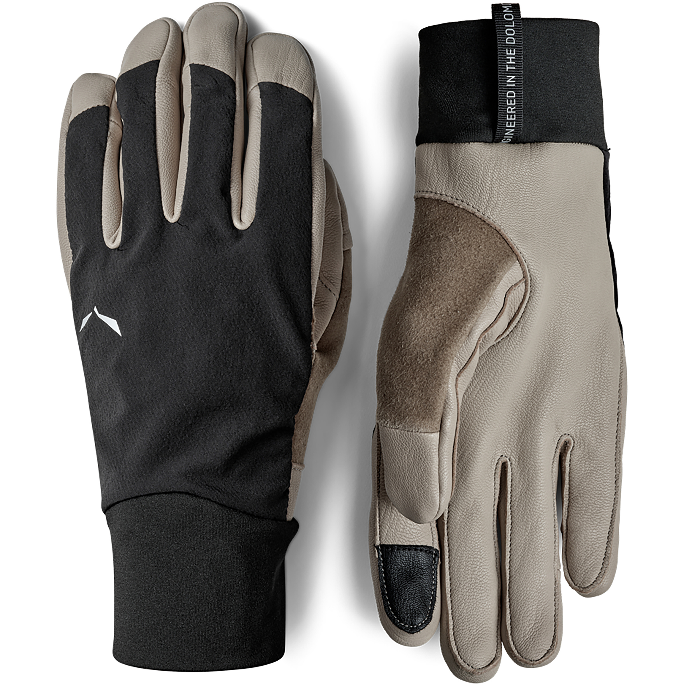 Salewa Ortles DST Fingerhandschuhe grau Größe M Bergsteigen Elastisch