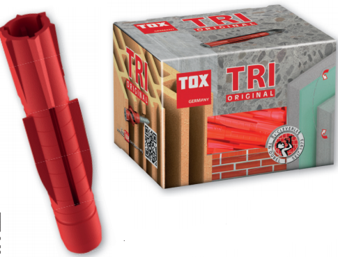 TOX Allzweckdübel Tri 010100051  6/36 mm, je Packung = 100 Stück