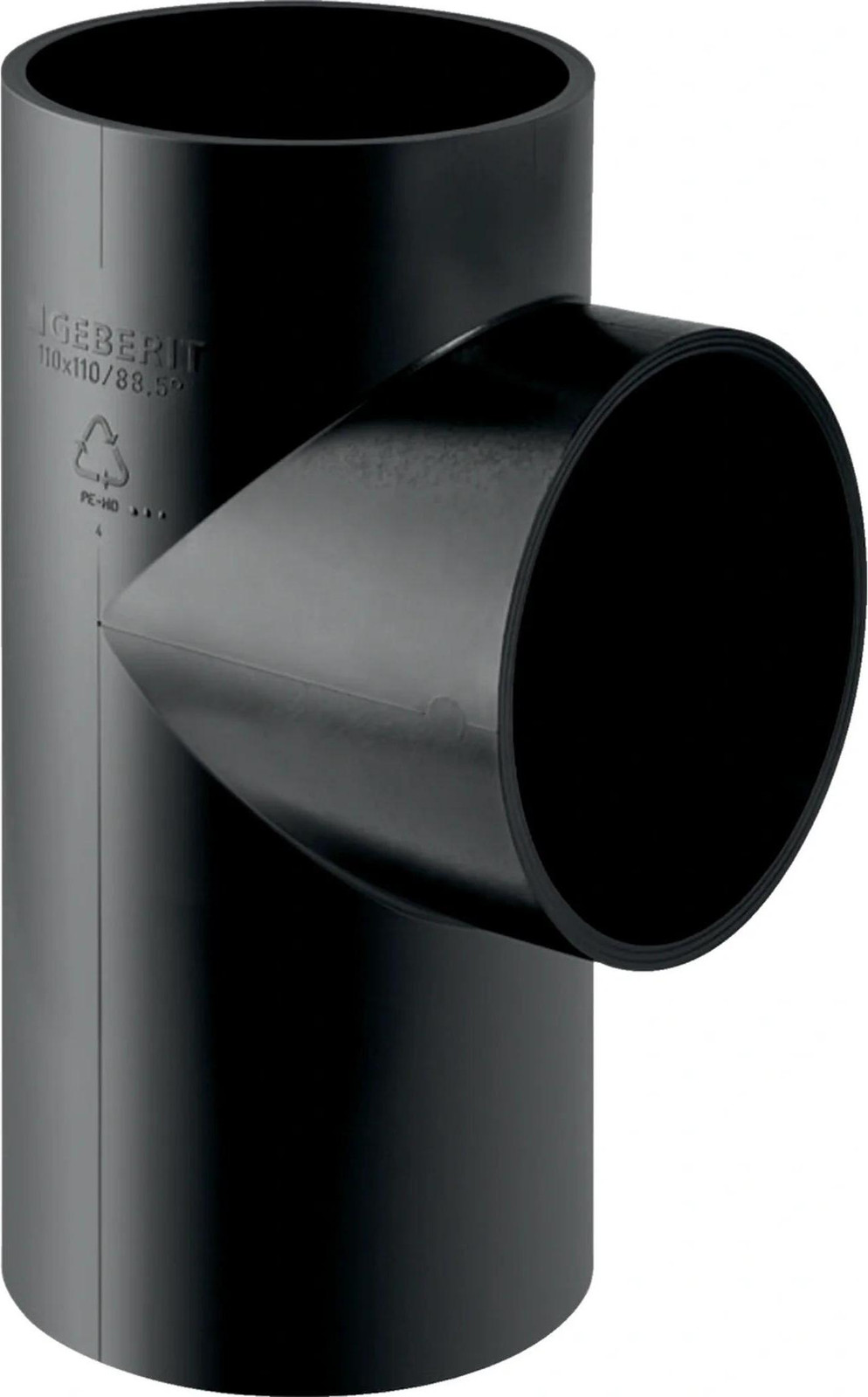 Geberit bocht van polyethyleen (PE), 88,5°, diameter 160/110 mm, voor afvoerpijpen