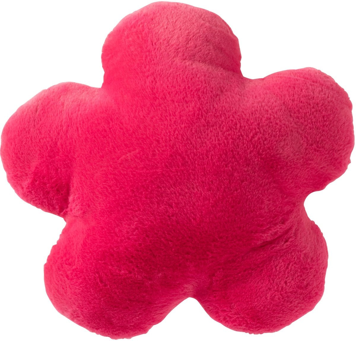J-Line kussen Bloem fuchsia polyester