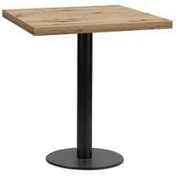 BIG Möbel GmbH Bistrotisch 50x50 cm Stahlgestell Rund | Eiche Artisan