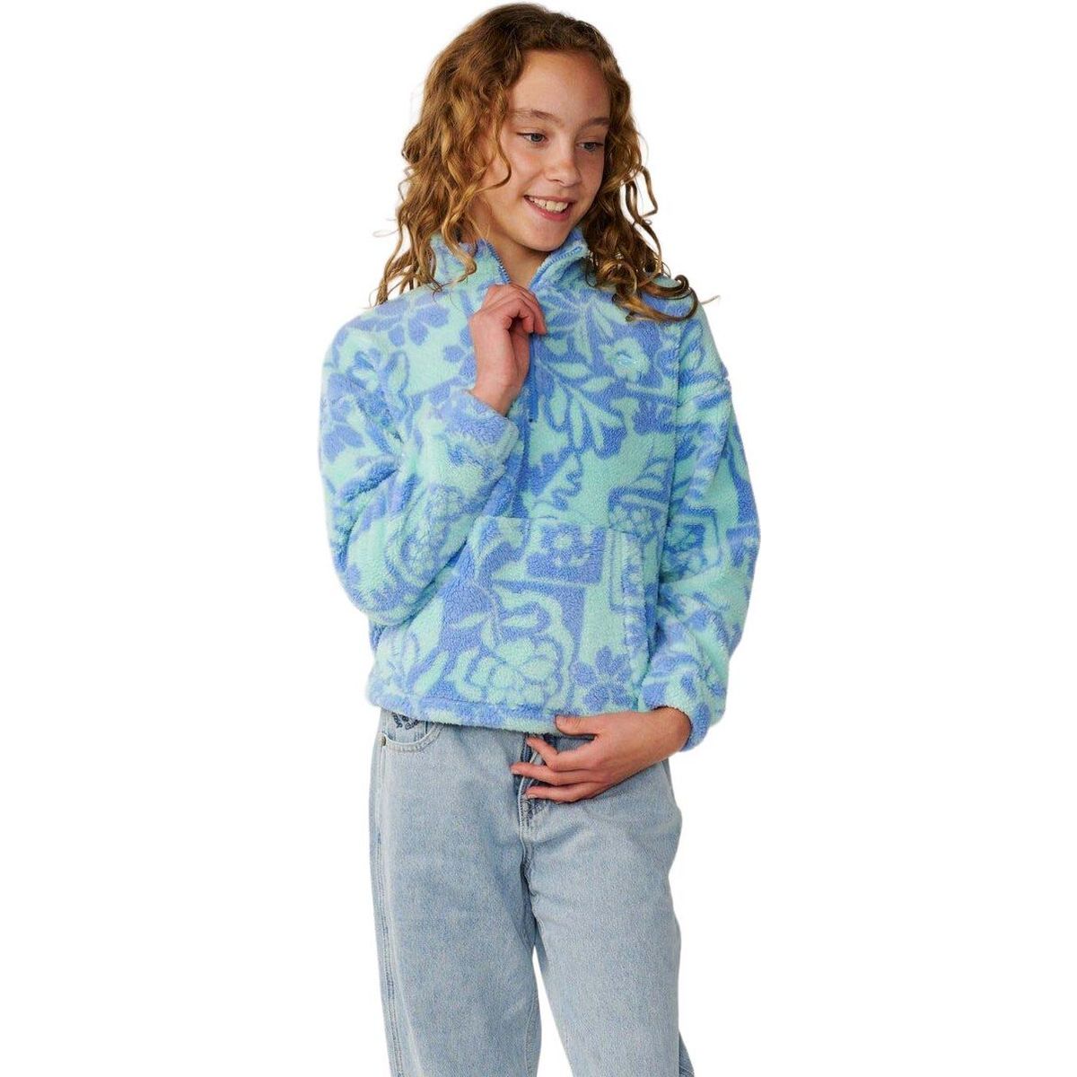 RipCurl Pacific Dreams 1/4 Zip - Girl ocean (0150) 10 049GFL-0150-10