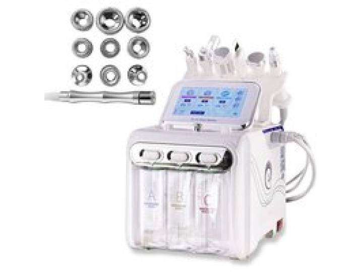 Appareil HydraFacial Hydrogène Oxygène - Nettoyeur Visage Anti Points Noirs Machine Soin Peau Hydratation Profonde - Nettoyage Pores