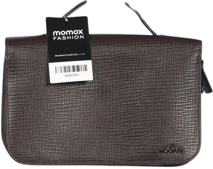 Hogan Damen Handtasche klein Leder, Braun, kein / Etikett / Leder - Second Hand