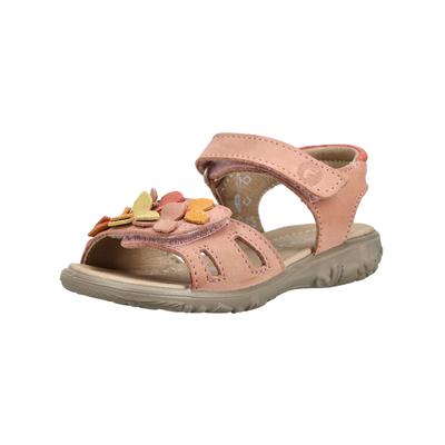 Riemchensandalette RICOSTA "Ricosta Sandalen Nubukleder", Mädchen, Gr. 29, Textil, rosa, Nubukleder, Schuhe