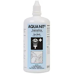 AQUA NIT Augen-Sofortspüllösung mit ca. 250 ml Sterilwasser