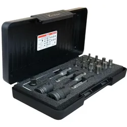Koken, Bits, TORX-Bit-Satz mit 7/16"-Antrieb, Grössen T25-T60 + 3 Adapter