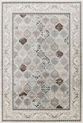 MDA Rugs Omari Collection Grey/Blue Abstract Traditional Area Rug