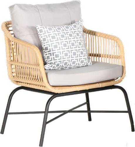Sessel Lounge Polsterung Gartenmöbel Veranda Terrasse Balkon Modern Hochwertig